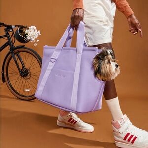 Wild One Everyday Small Dog Cat Pet Carrier Tote Lilac Travel Flight Bag Purse